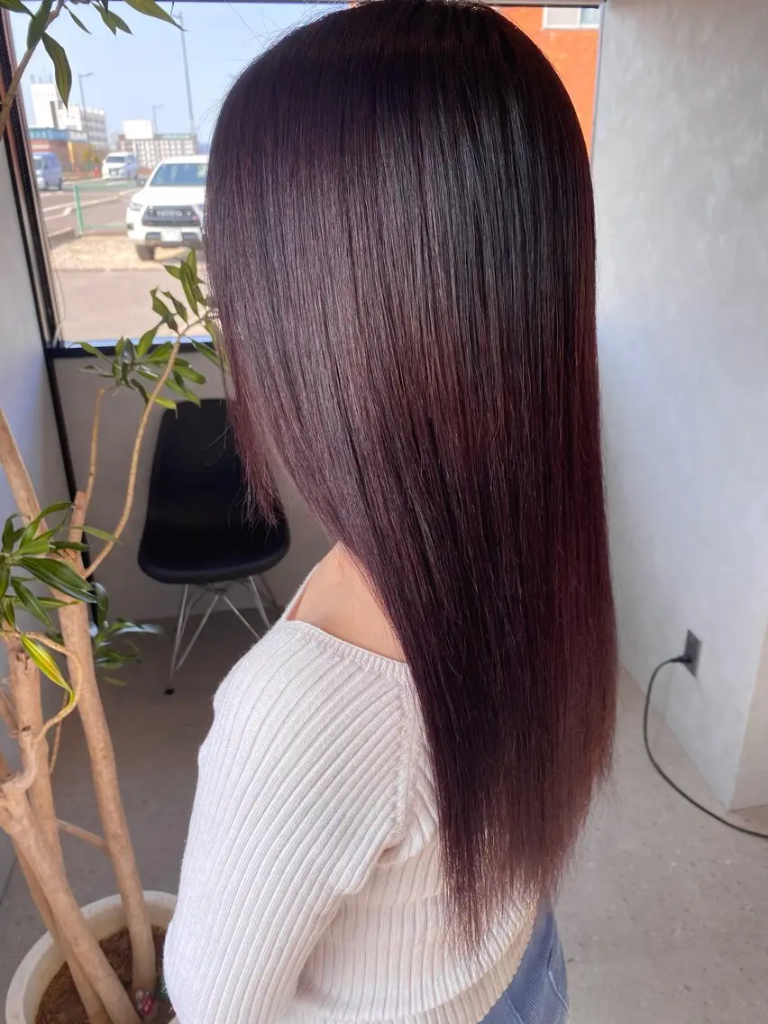 カラー ヘアカラー 白井 音羽のヘアスタイル