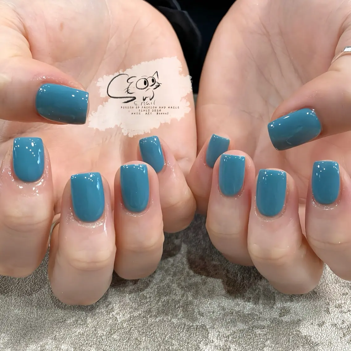 ネイル チークネイル フレンチネイル グラデーション マグネットネイル ワンカラーネイル S.nail _のネイルデザイン