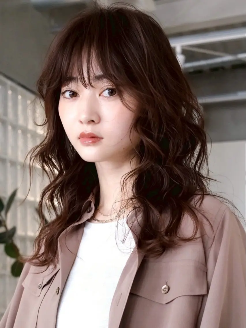 セミロング らん カラーモデル募集中のヘアスタイル
