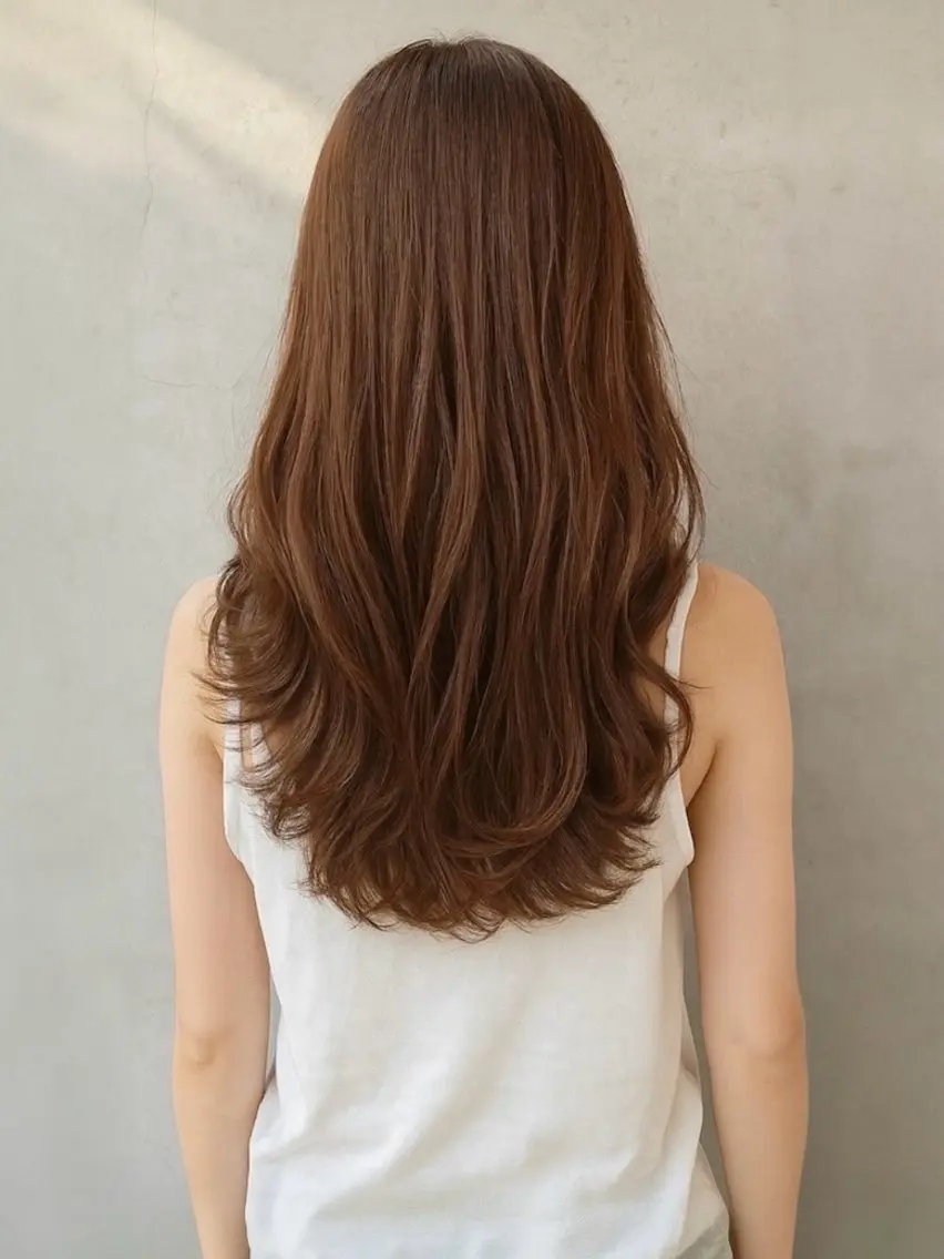 ロング カラー 【nui 茨木】 清水優のヘアスタイル