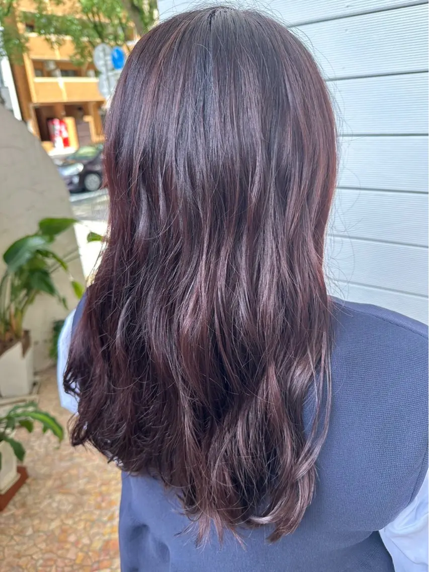 カラー ラベンダーカラー ヘアカラー emu🤍𐙚 Miyuのヘアスタイル