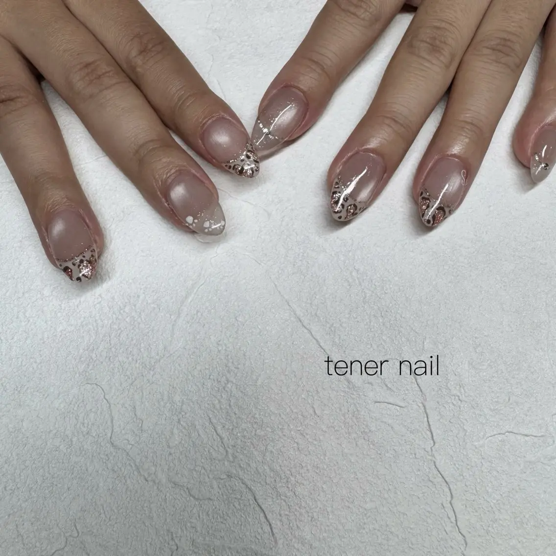 ネイル アニマル柄 ハンドネイル テネルネイル tener nailのネイルデザイン