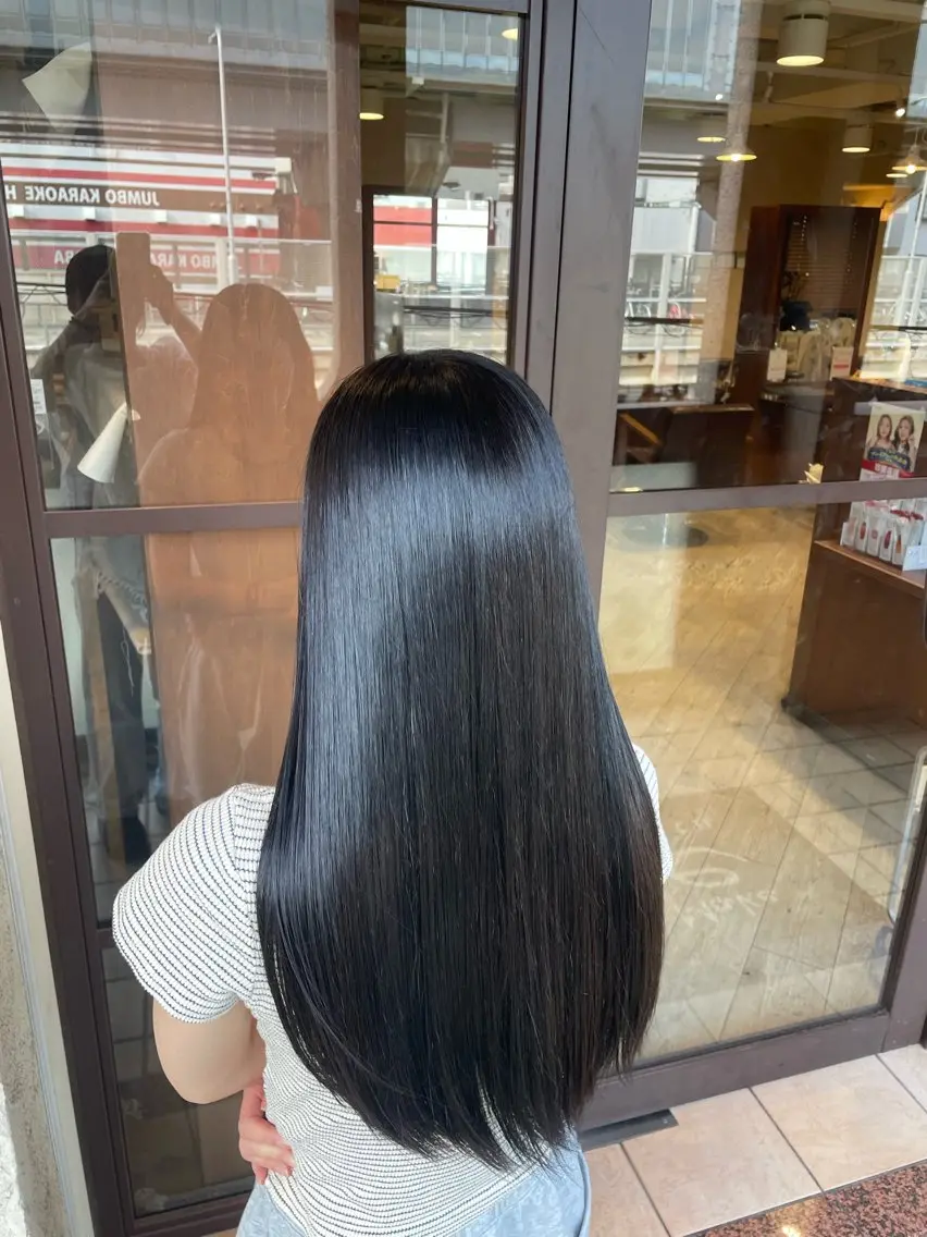 ロング ヘアカラー トリートメント 上新庄/艶髪/ ボブカット/🎀のんのヘアスタイル