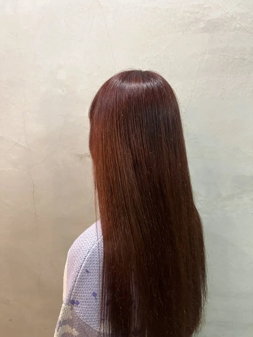 カラー ブラウンカラー ピンクカラー ヘアカラー 山根 桜のヘアスタイル