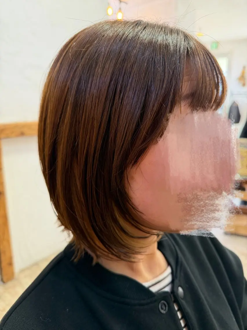 ショート カット トリートメント 木村 彩花のヘアスタイル