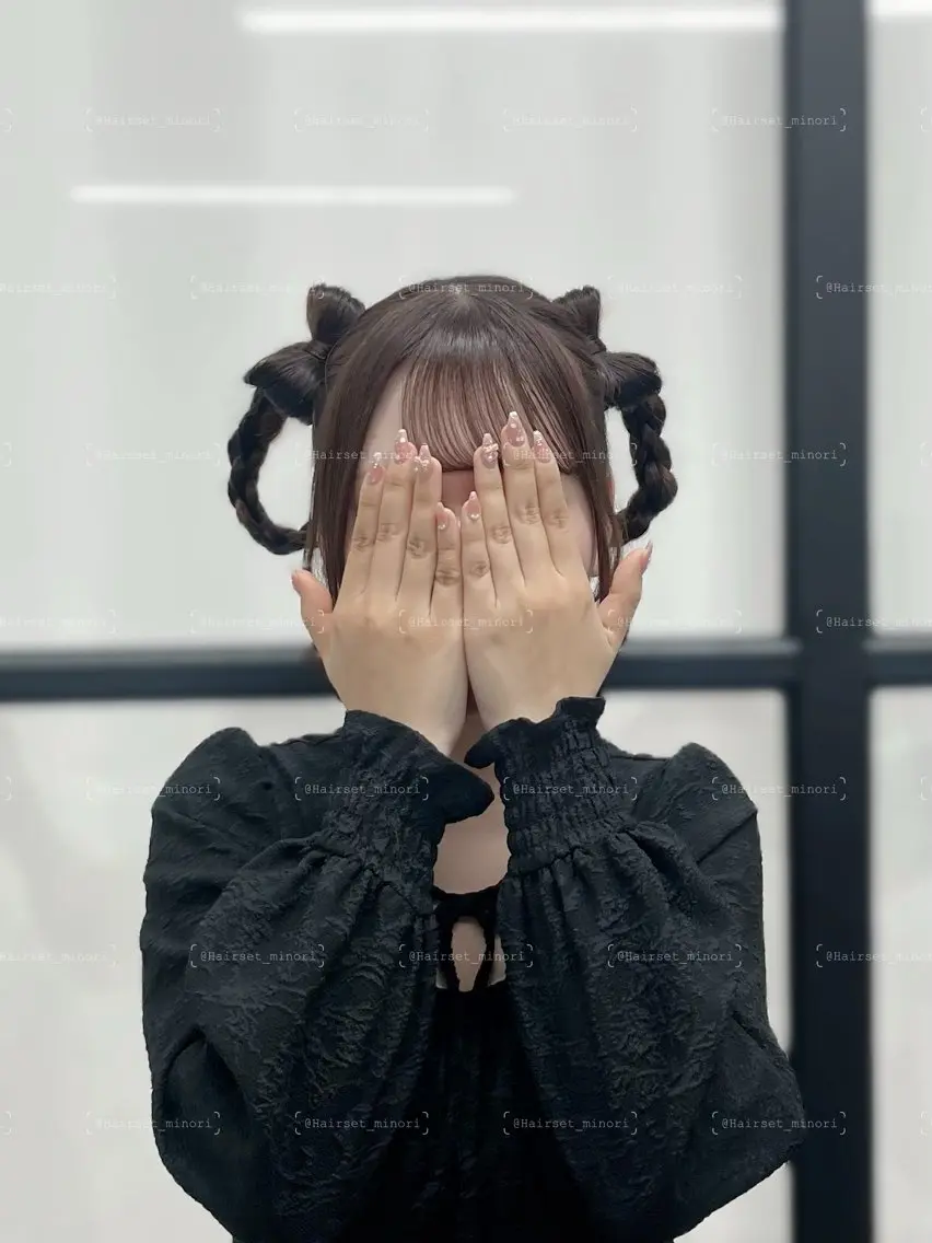 セミロング ヘアアレンジ ヘアセット Hairset minoriのヘアスタイル