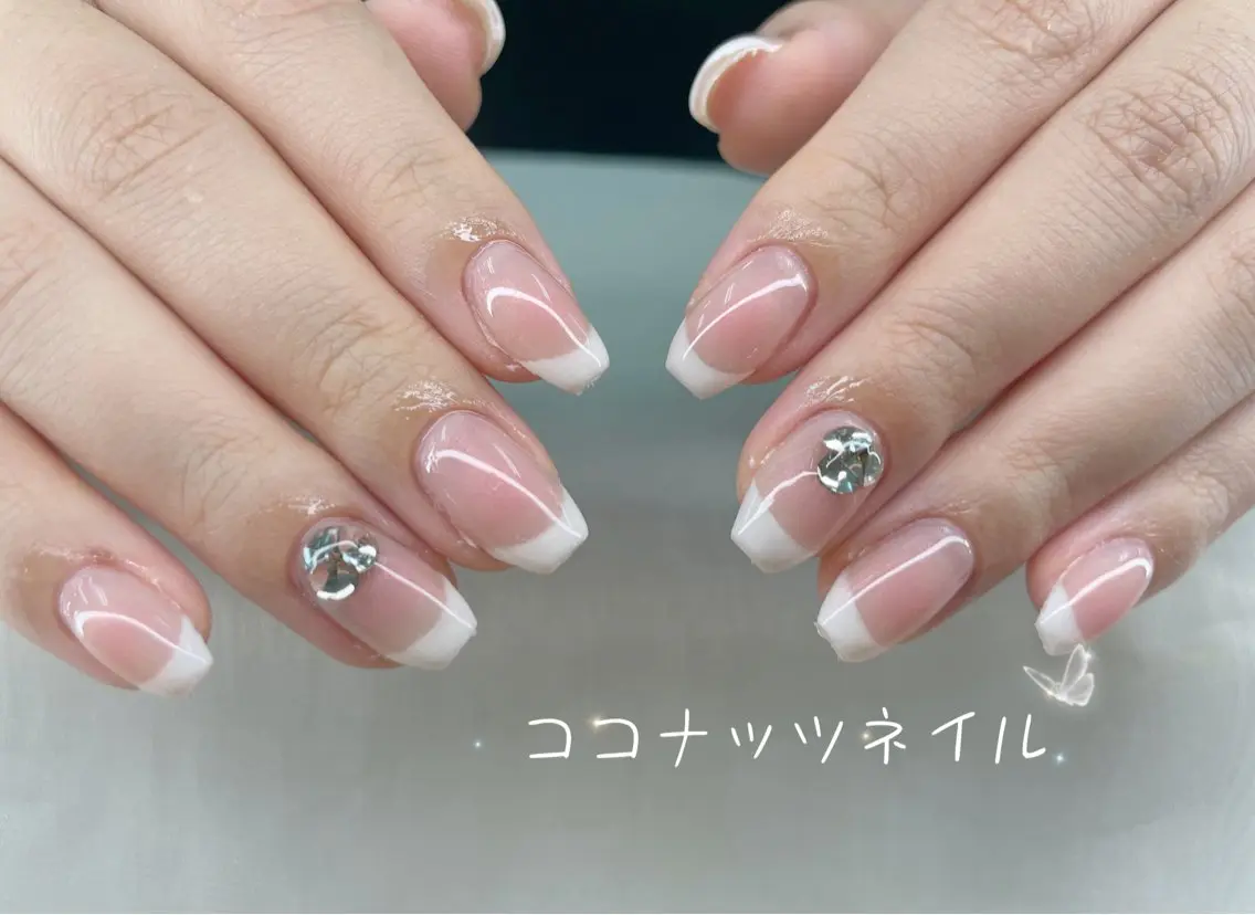 パーマ ニュアンスパーマ ハンドネイル 神田 ココナッツのネイルデザイン