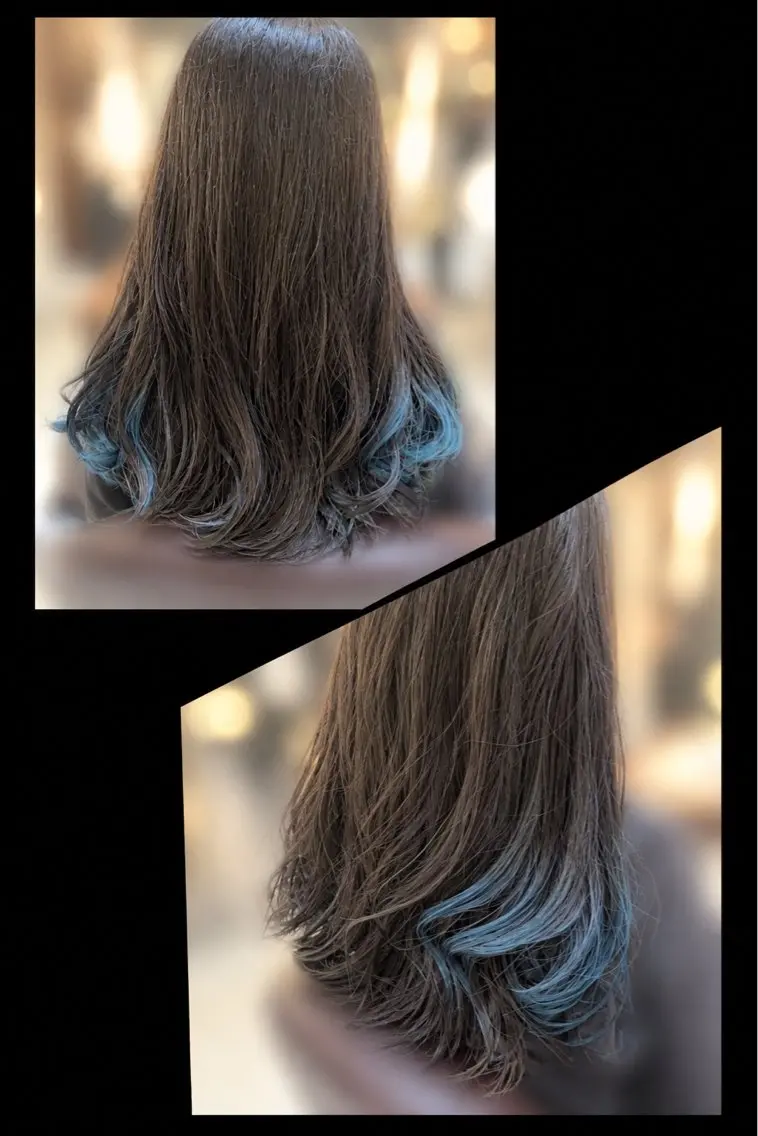 カラー CORAL めぐのヘアスタイル