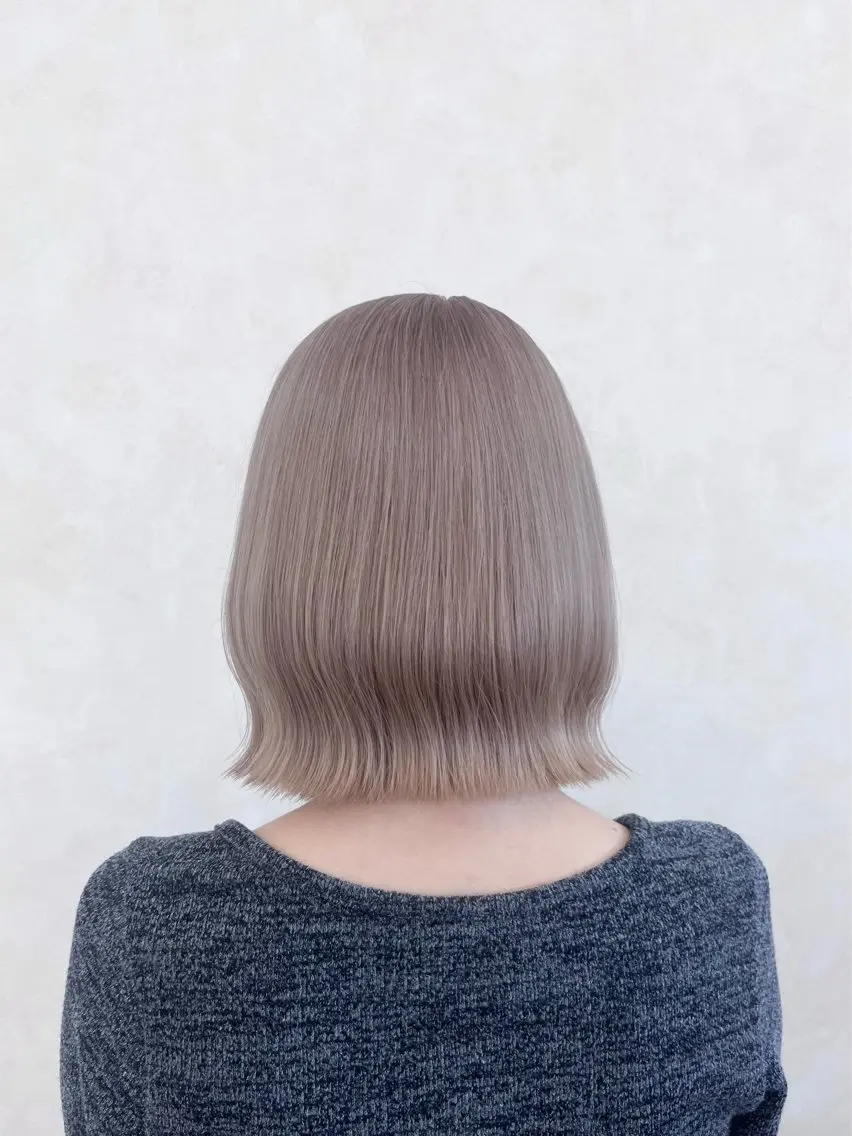 ショート ヘアカラー トリートメント ヘッドスパ 角田 満帆のヘアスタイル