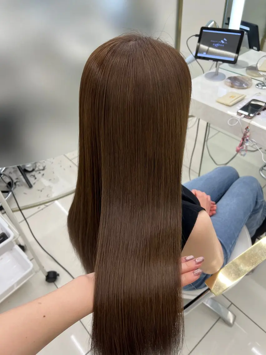 カラー ベージュカラー オリーブベージュ 艶カラー🤍COA | ʏᴜʀɪɴᴀのヘアスタイル