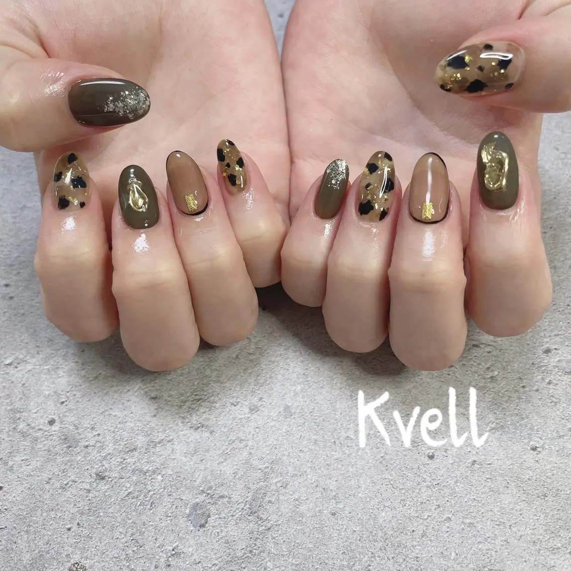 ネイル ハンドネイル nailsalon Kvellのネイルデザイン