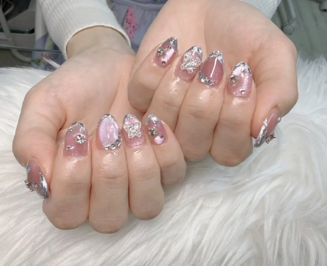 ネイル ジェルネイル パラジェル ハンドネイル Beaubie nailサロンのネイルデザイン