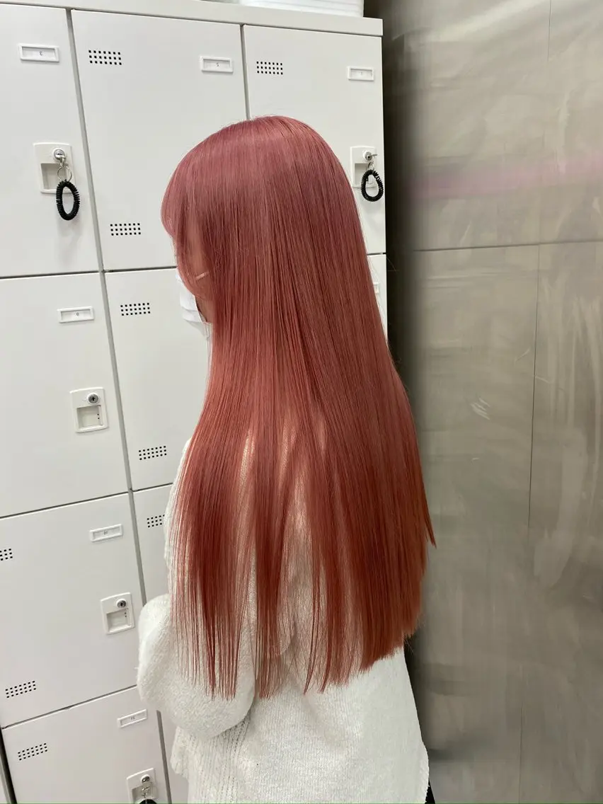 ロング カラー ヘアカラー トリートメント 💖似合わせカラー レイヤー💖縮毛矯正のヘアスタイル