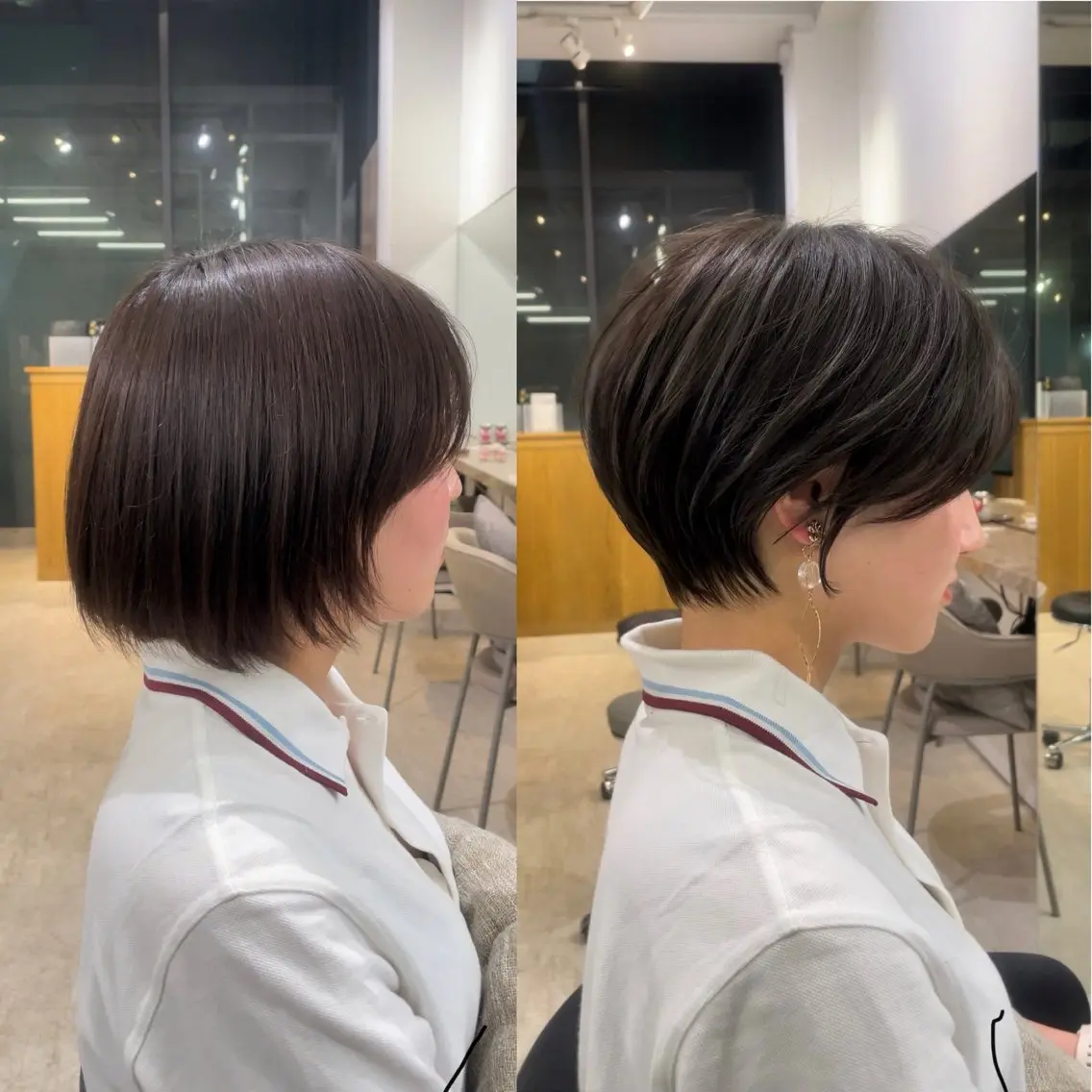 ショート カット トリートメント ✨−5歳大人ショート ヘア✨れいじのヘアスタイル