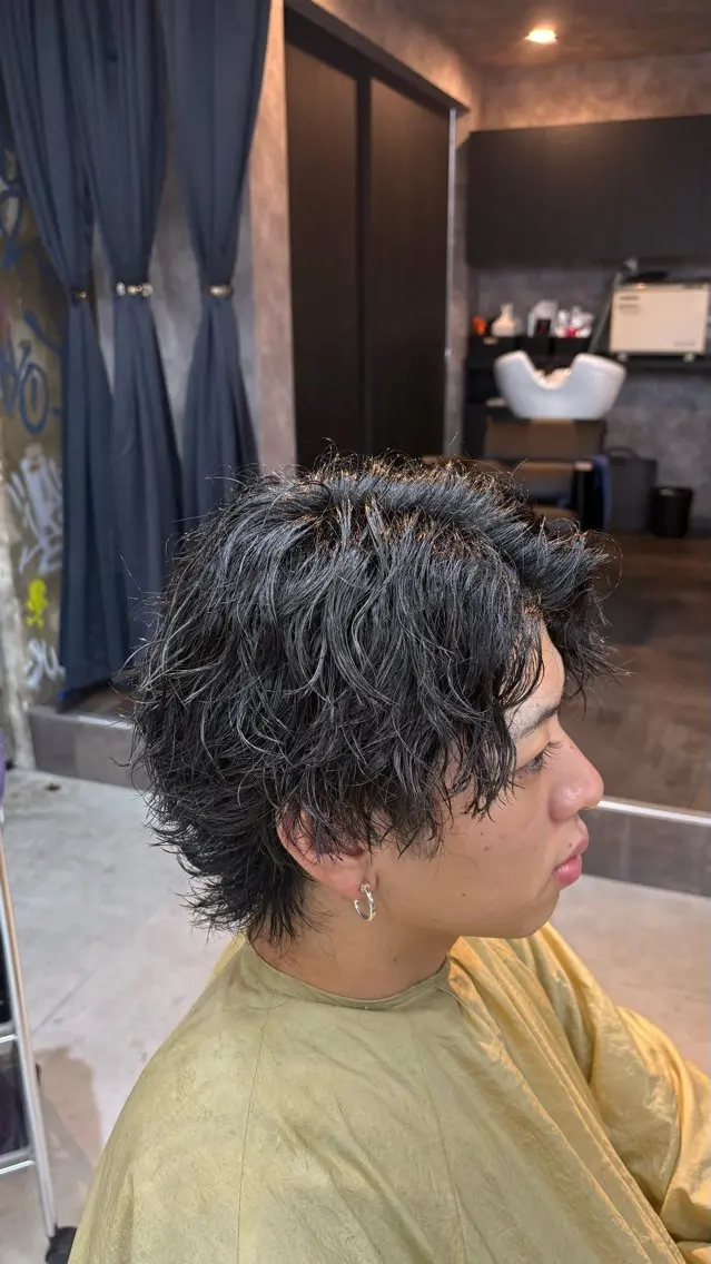 ミディアム 永倉 迅人 /メンズカットパーマのヘアスタイル