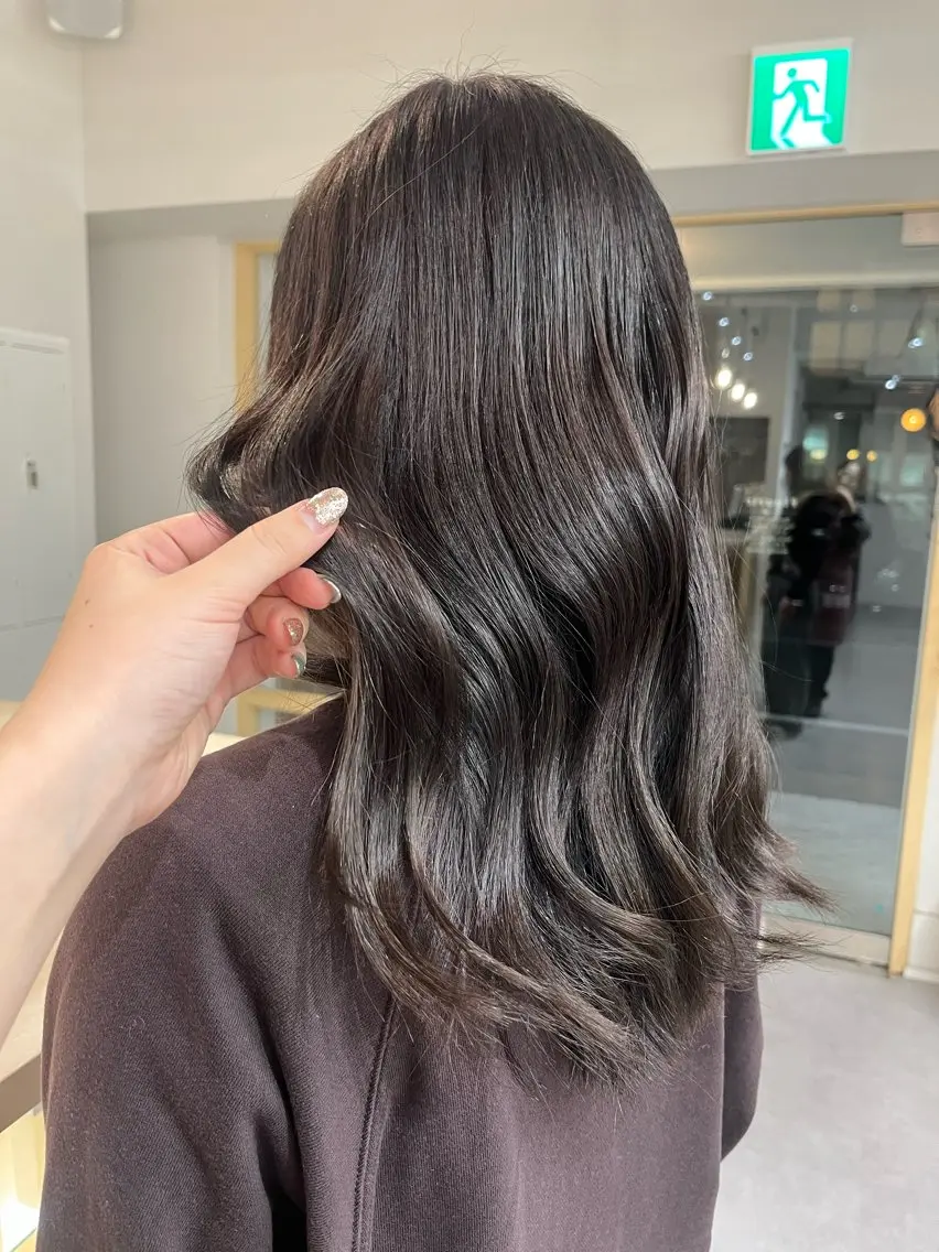 カラー ヘアカラー ひな‪‪︎/暖色 柔color🫧のヘアスタイル