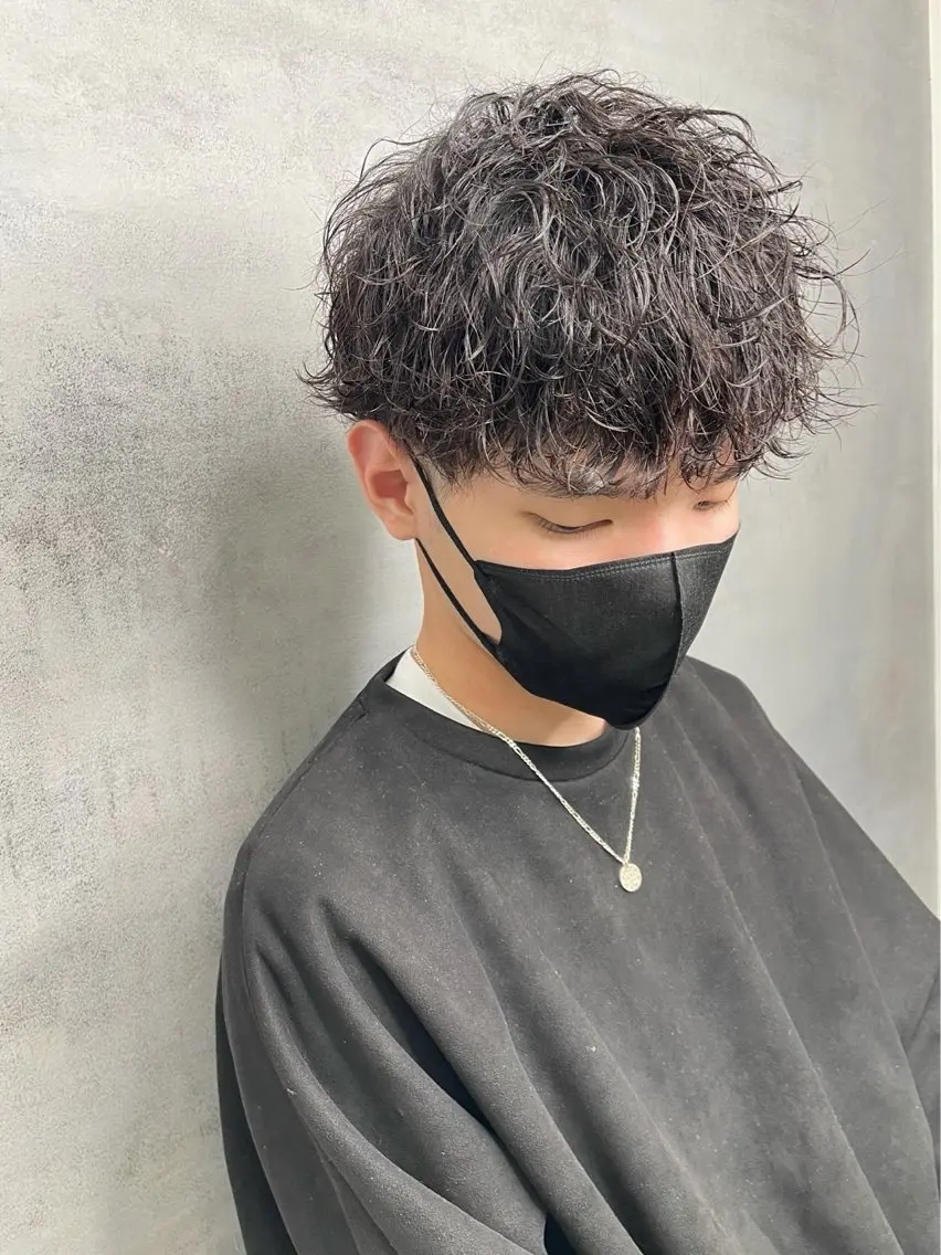 パーマ メンズ 静岡 / 毛流れ特化 /下居真大のヘアスタイル