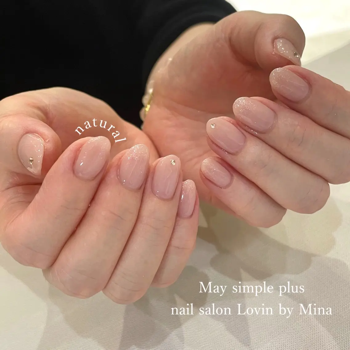 ネイル ジェルネイル マグネットネイル ニュアンスネイル オフィスネイル パラジェル k-two nailのネイルデザイン