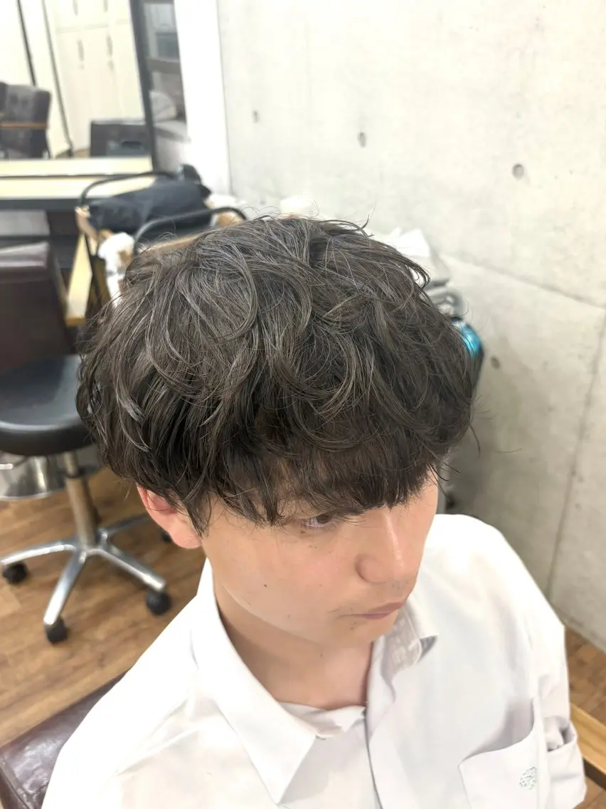 ショート パーマ メンズ 【メンズ特化】 横浜美容師kuのヘアスタイル