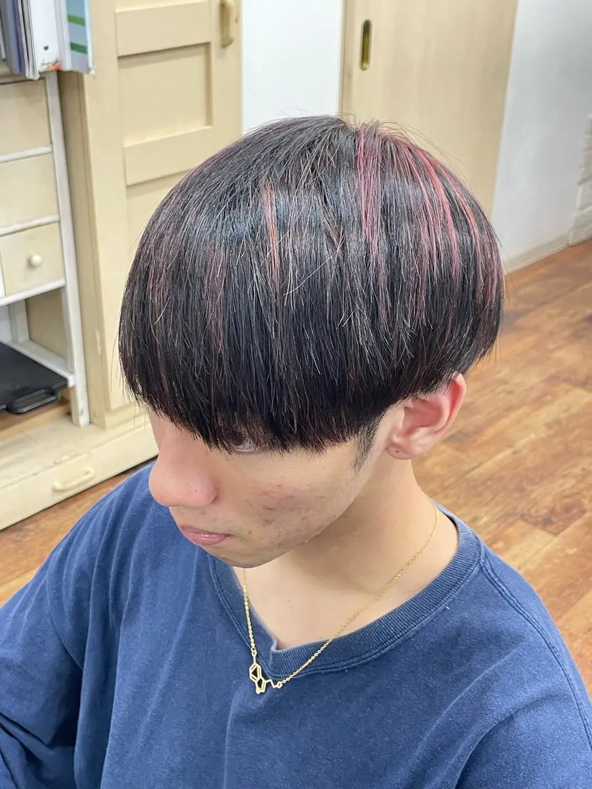 メンズカットメッシュカラー🥇の写真