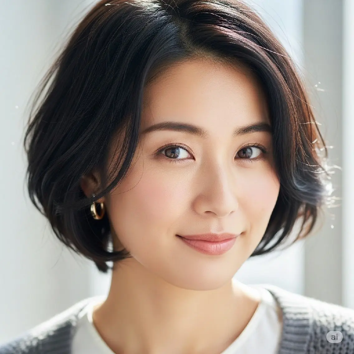 ショート レイヤーカット ショートヘア リンクスハート 芝谷ひろこのヘアスタイル