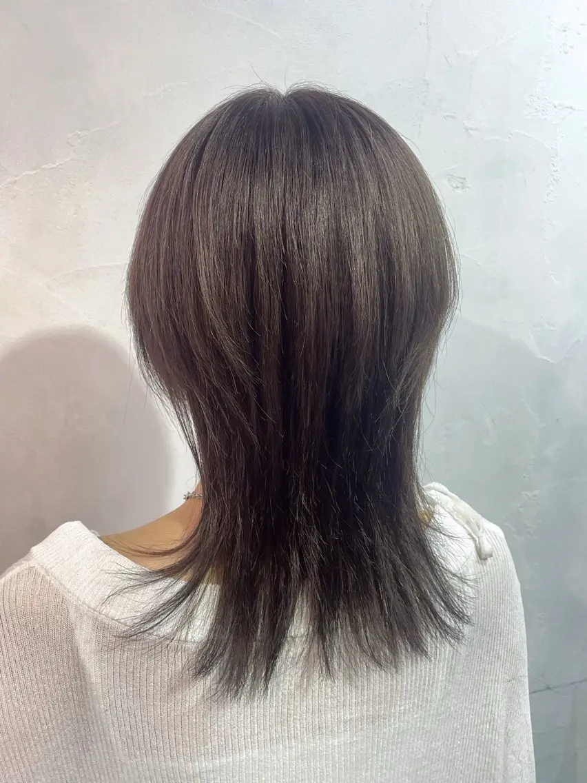 ミディアム ウルフカット 城川 ノアのヘアスタイル