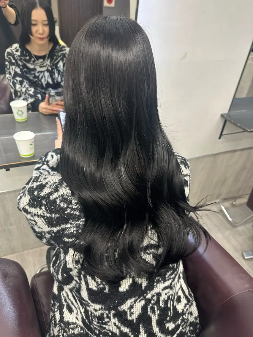 ミディアム カラー カット ヘアカラー トリートメント jill by gisel＿のヘアスタイル