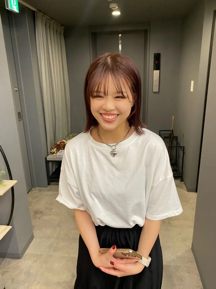 ショート 重里 瑠花のヘアスタイル