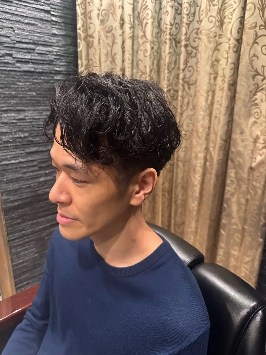 ショート パーマ 新宿駅近！ 💈口コミ多数✨のヘアスタイル