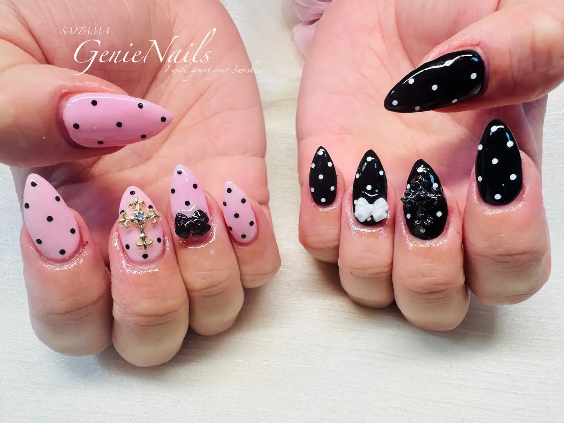 メンズ ネイル アートネイル 氷ネイル・うるうるネイル ロングネイル メンズネイル 持ち込み Genie Nailsのネイルデザイン