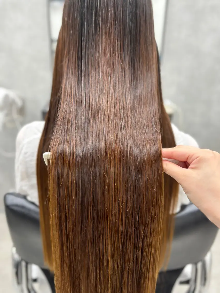 ロング トリートメント 縮毛矯正 宮尾 星夢のヘアスタイル