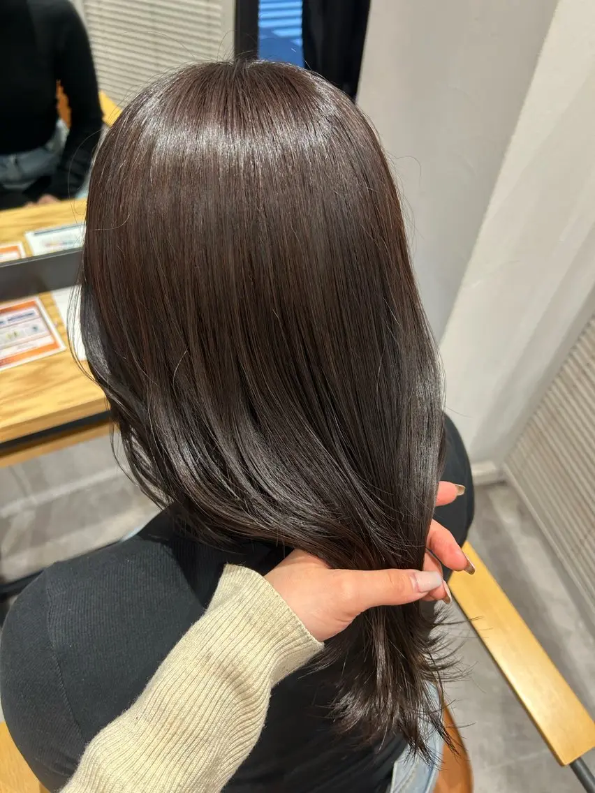カラー 透明感カラー グレージュ ヘアカラー トリートメント 可愛いを仕込む🩰 透明感ヘア／海琴のヘアスタイル