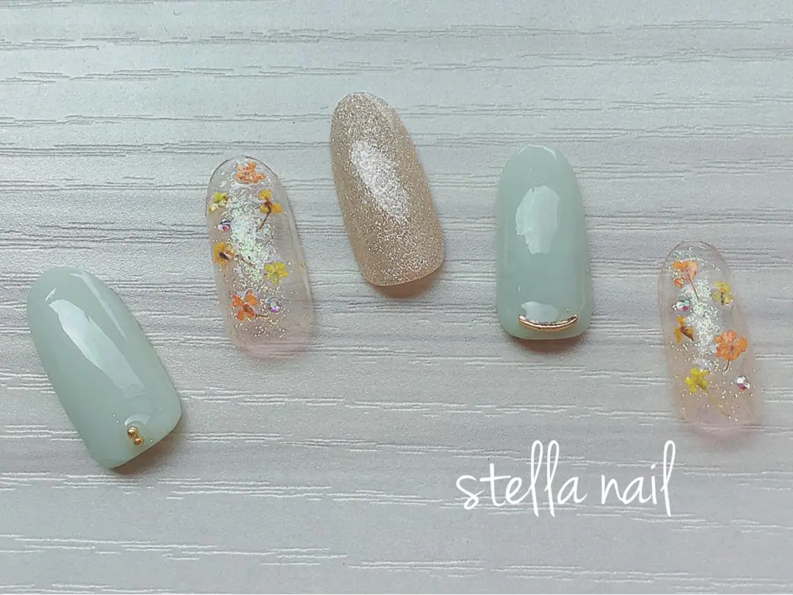 ネイル ハンドネイル privatesa lon☆stellaのネイルデザイン