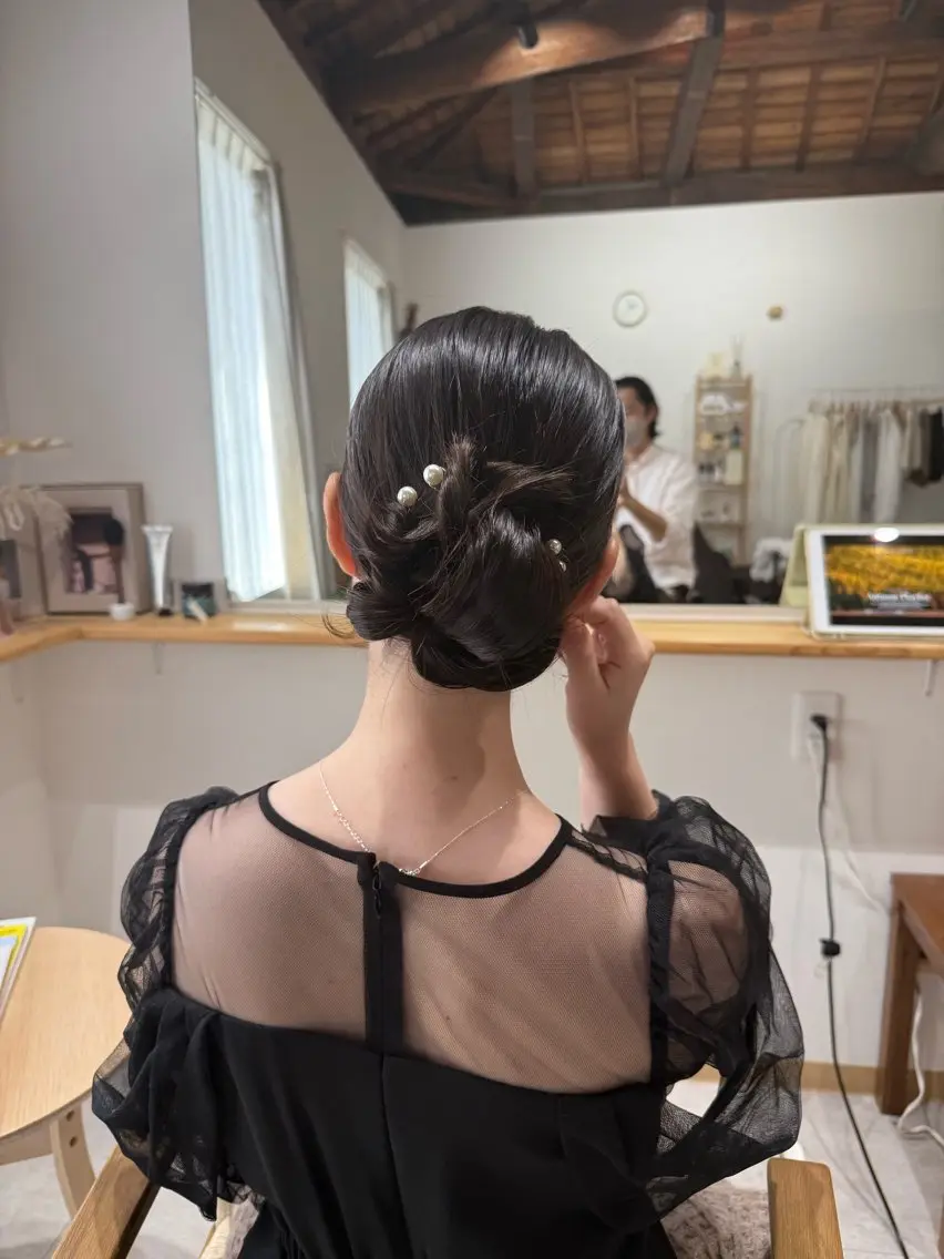 ヘアアレンジ ヘアセット h a k u 大倉 卓人のヘアスタイル