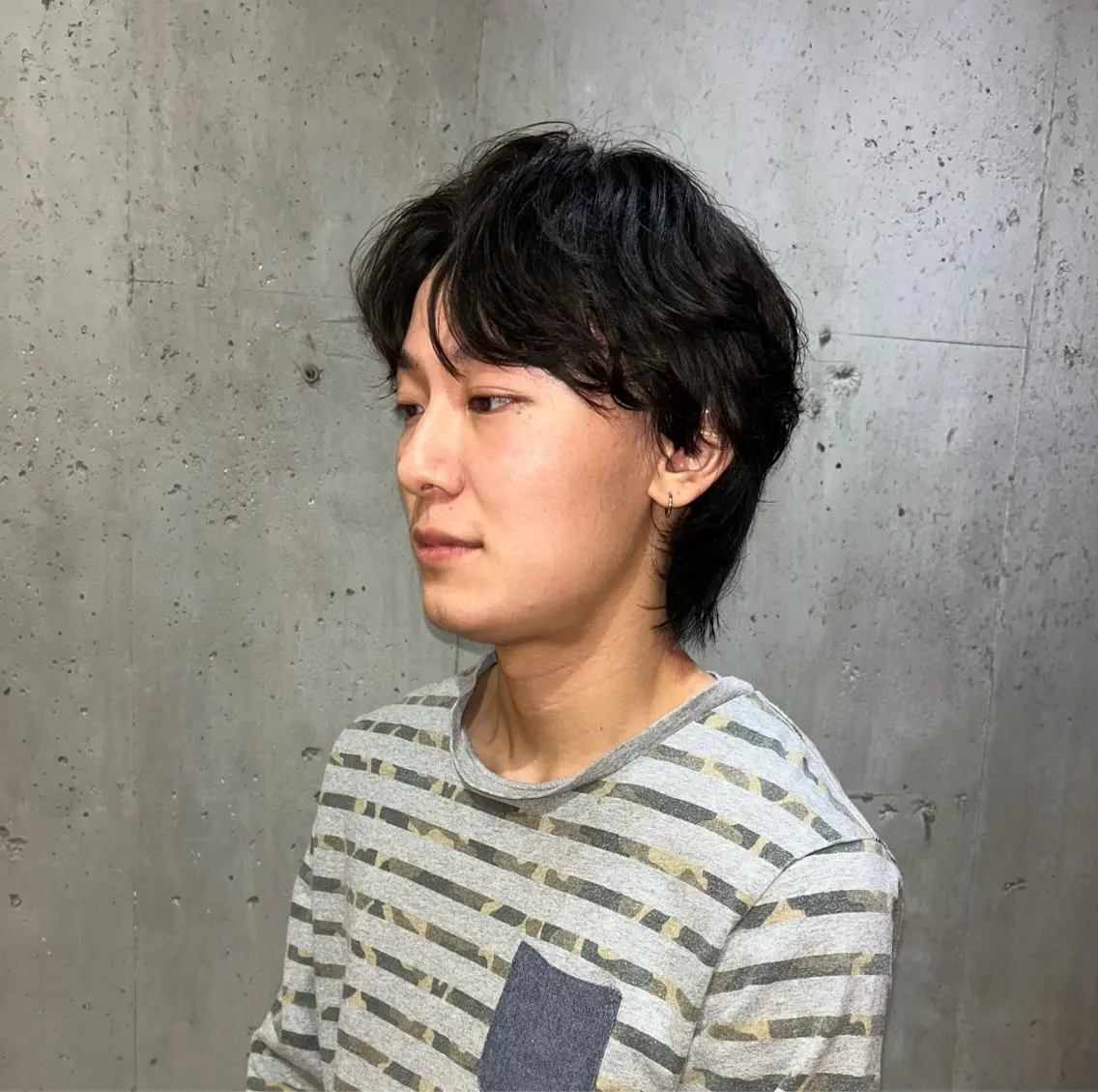メンズ センターパート メンズウルフカット ウルフカット HARU ☑️のヘアスタイル