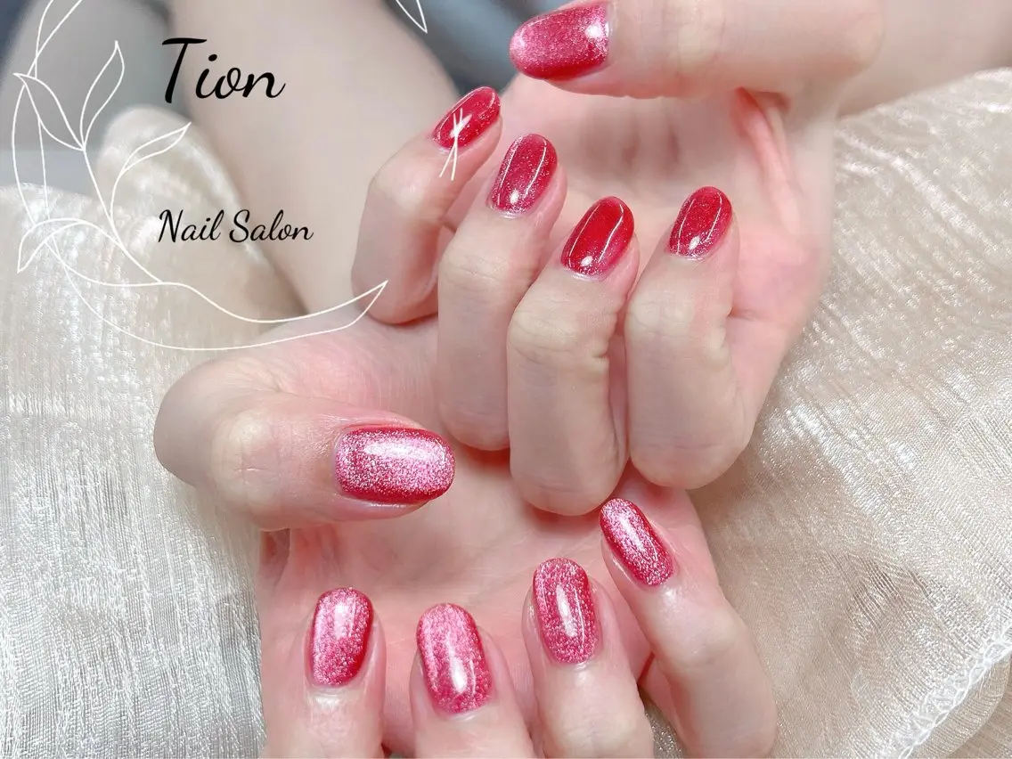 ネイル チークネイル 長さ出し フットネイル フレンチネイル ジェルネイル Nailsalon Tion武蔵小杉店のネイルデザイン