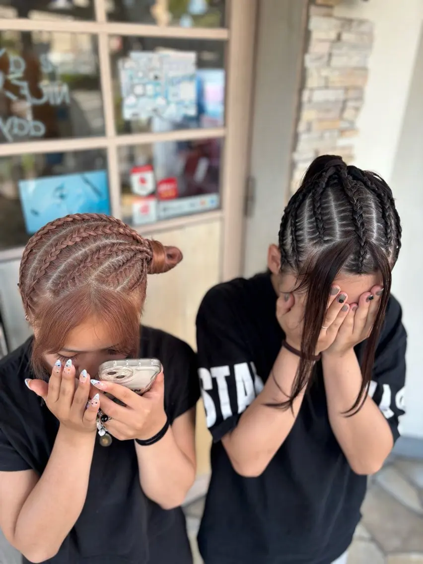 ヘアセット 艶カラー🫧/シール エクステRYOKAのヘアスタイル