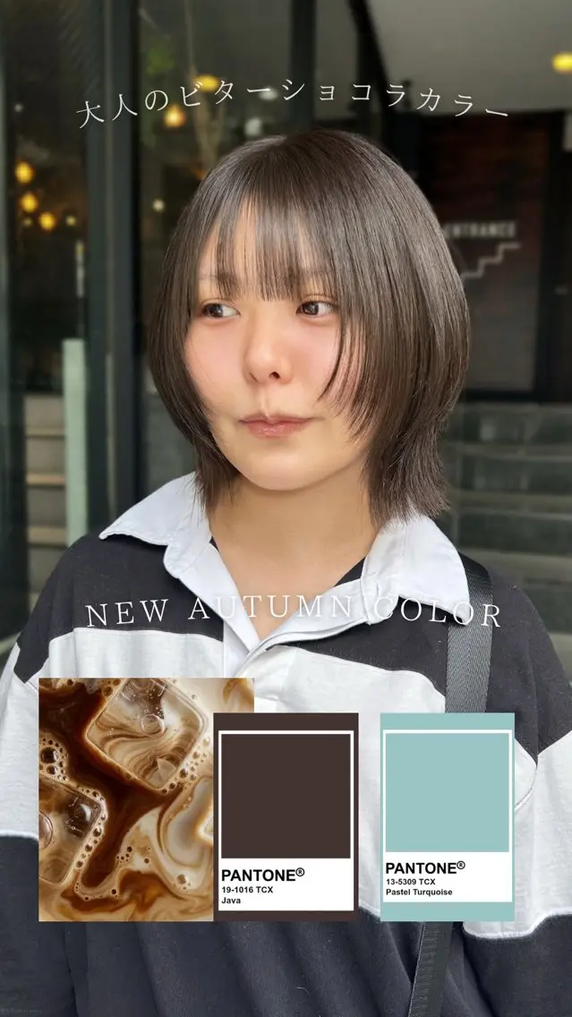 ショート カラー カット ヘアカラー トリートメント 柔らか垢抜けｶﾗｰと ｶｯﾄ🫧ASUKAのヘアスタイル