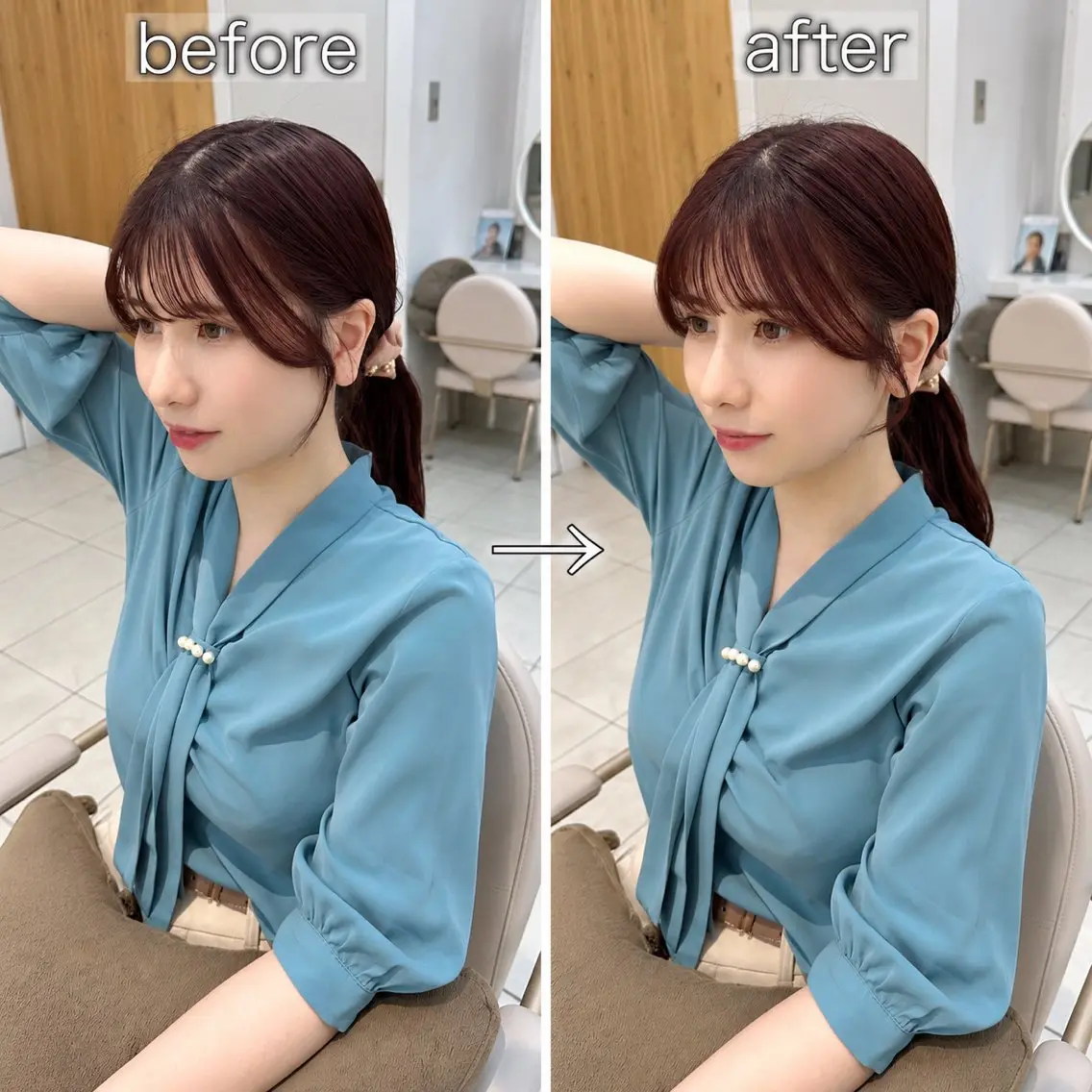 ミディアム ケアカラー 似合わせカット トリートメント カット ヘアカラー トリートメント 市原 大翼のヘアスタイル
