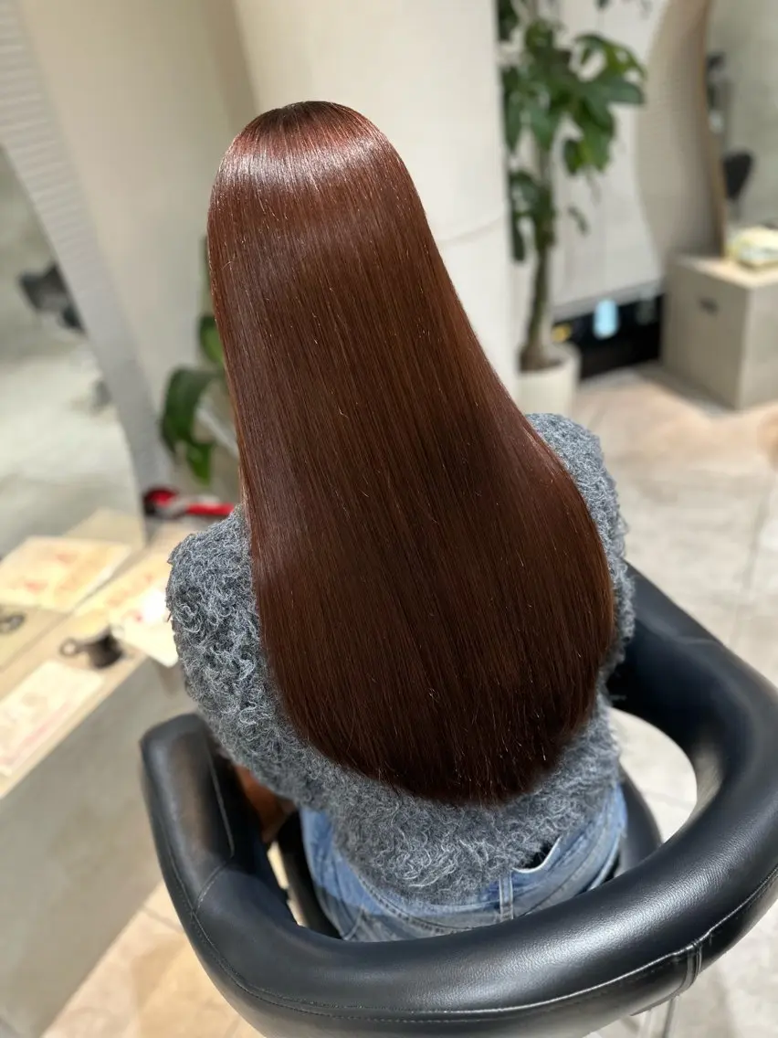 ロング パーマ 縮毛矯正 トリートメント 美髪矯正🫧艶髪特化 🫧関口太郎のヘアスタイル