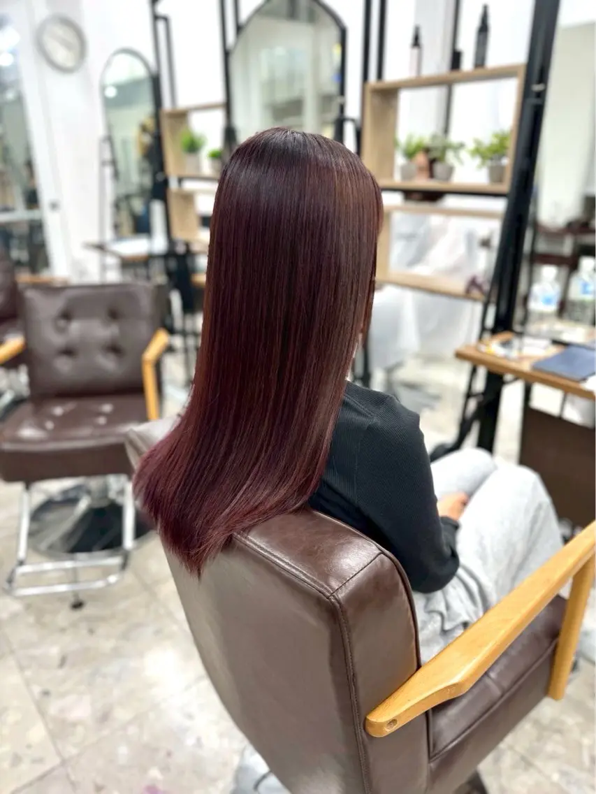 ロング カラー ヘアカラー 【髪質改善カラー】 小澤奈津美のヘアスタイル