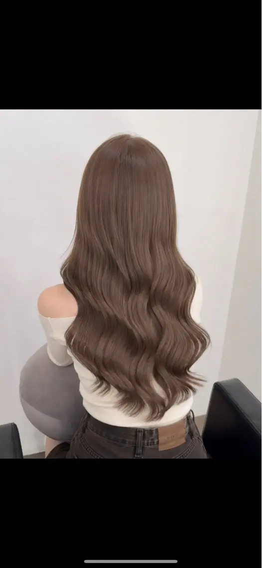 ロング ボブ くびれヘア 髪質改善 韓国風ヘア レイヤーカット 【ioe岡本】🐶 向井歩のヘアスタイル