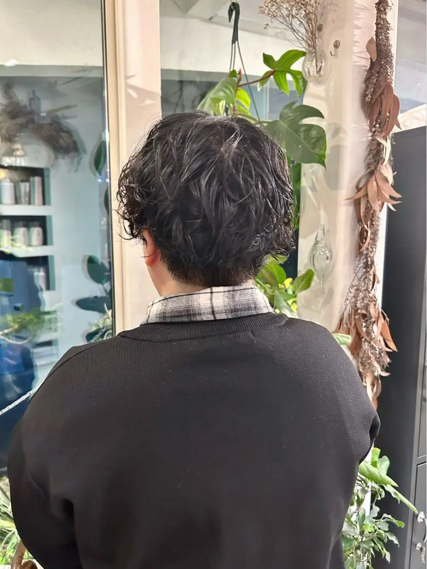 ショート パーマ ショートヘア 谷澤 朋佳のヘアスタイル
