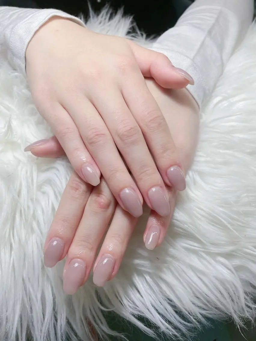 ネイル 長さ出し フレンチネイル グラデーション 韓国ネイル マグネットネイル ハンドネイル Lannie nailのネイルデザイン