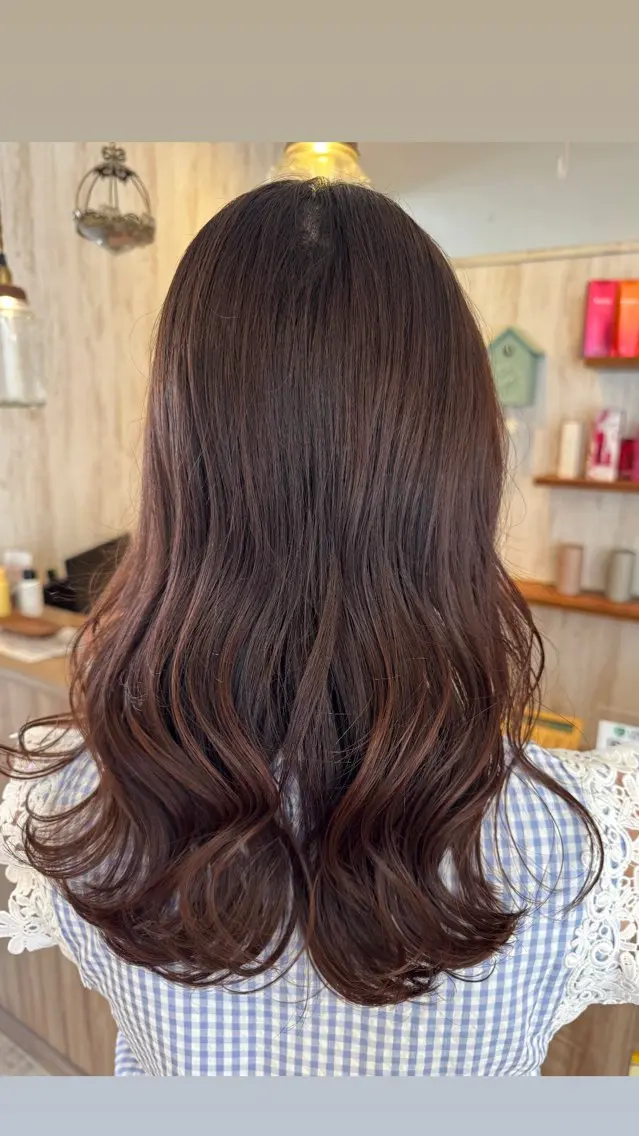 セミロング 古澤 あかねのヘアスタイル