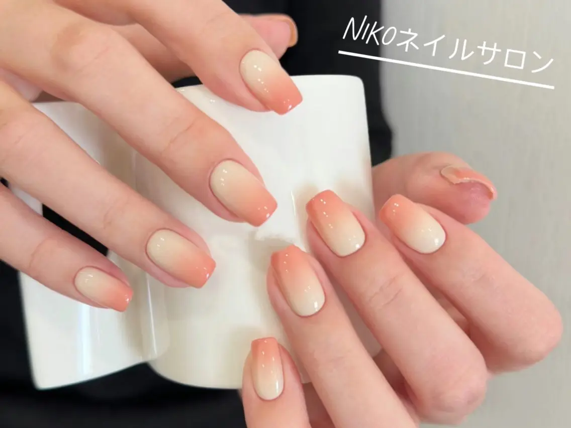 ネイル ジェルネイル ハート 韓国ネイル ニュアンスネイル パラジェル ハンドネイル More Glam 高田馬場店のネイルデザイン