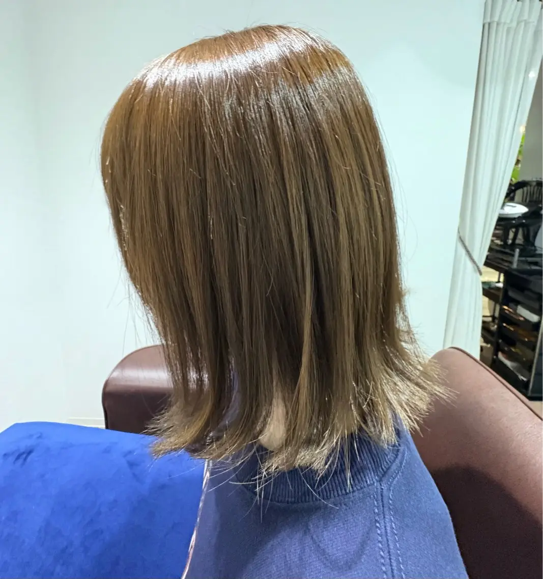ミディアム ヘアカラー トリートメント 【ブゾン高田馬場】 ☀️小岩太陽☀️のヘアスタイル