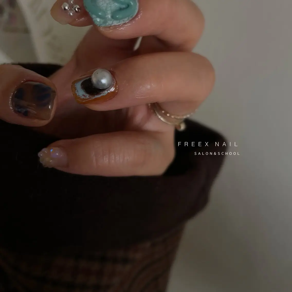 ネイル ハンドネイル フットネイル freex nail /ニュアンス/個性派のネイルデザイン