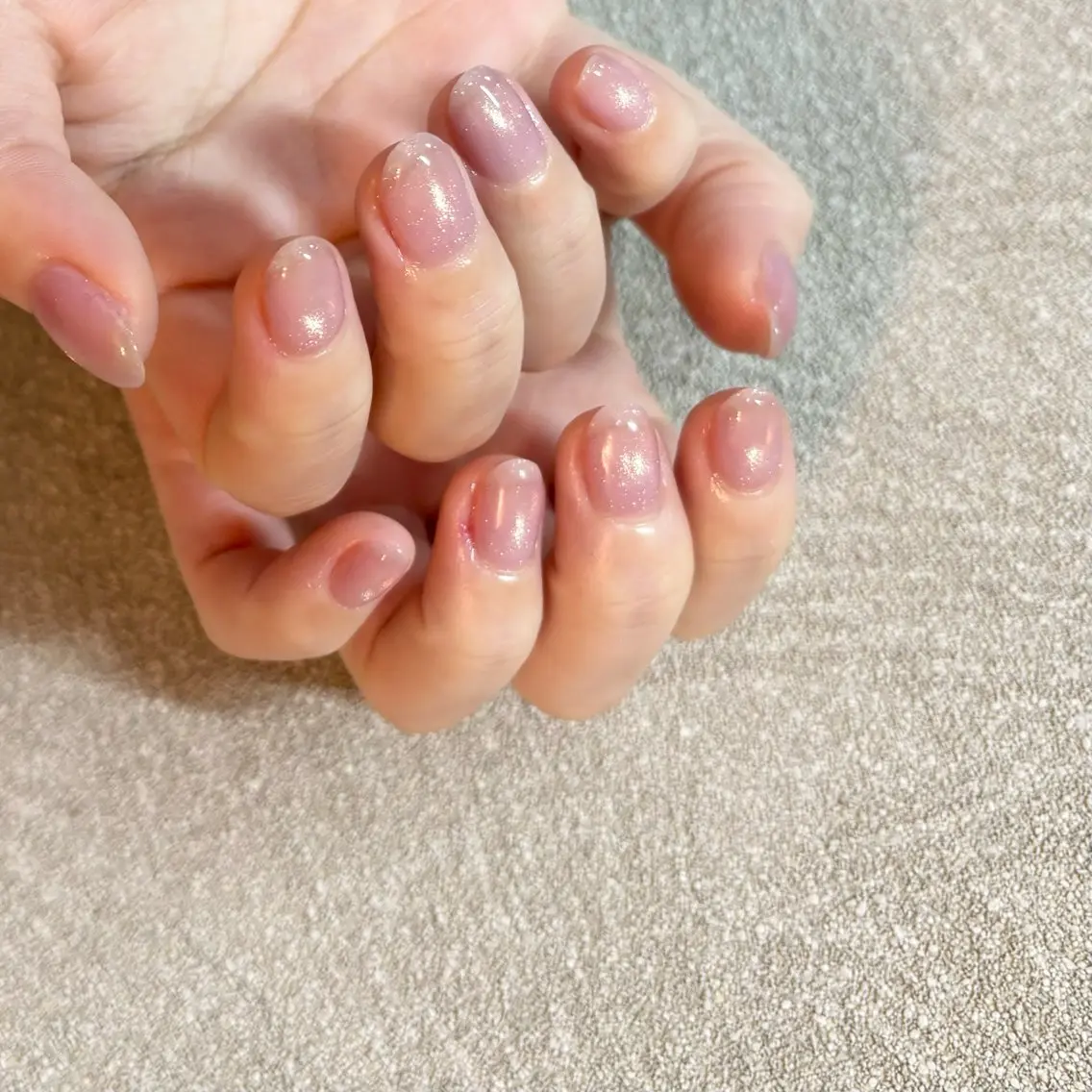 ネイル ハンドネイル パラジェル*甘皮ケア 大人カジュアルのネイルデザイン
