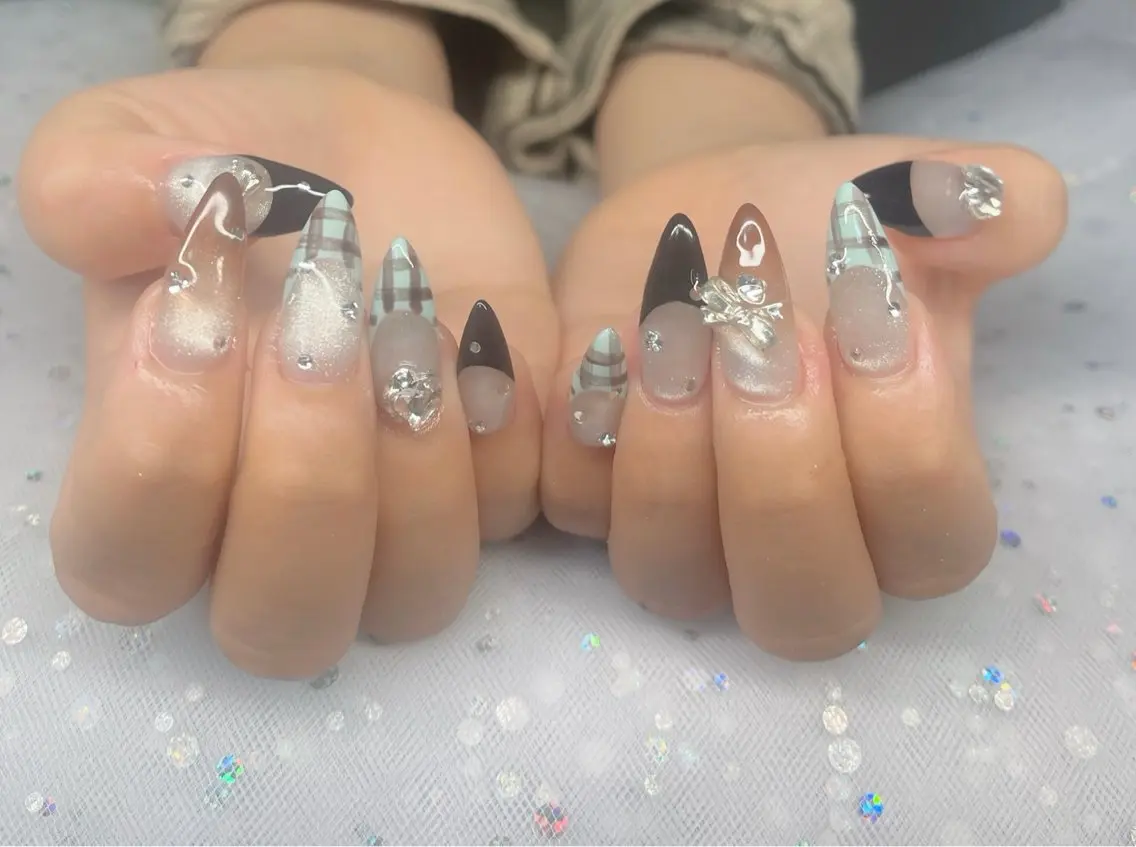 ネイル ハイネイル 自宅サロンのネイルデザイン